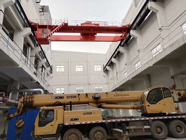 QD type electric double beam bridge crane